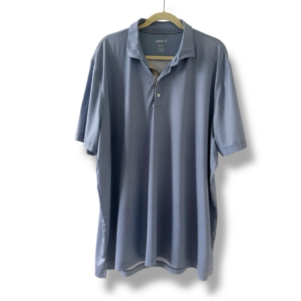 Johnnie-O Blue Polo Short Sleeve Shirt Men’s Size XXL Performance Golf Sporty